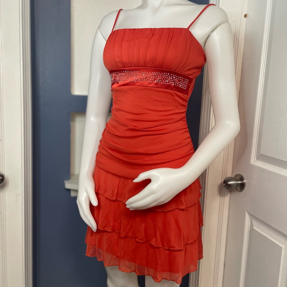 Taboo orange vintage dress size L